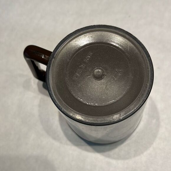 Vtg Texas Farm Bureau Coffee Mug Brown Plastic Membership Agriculture Farm USA - Picture 6 of 7